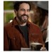 Maggie (Daniel) Adam Korson Brown Suede Leather Jacket